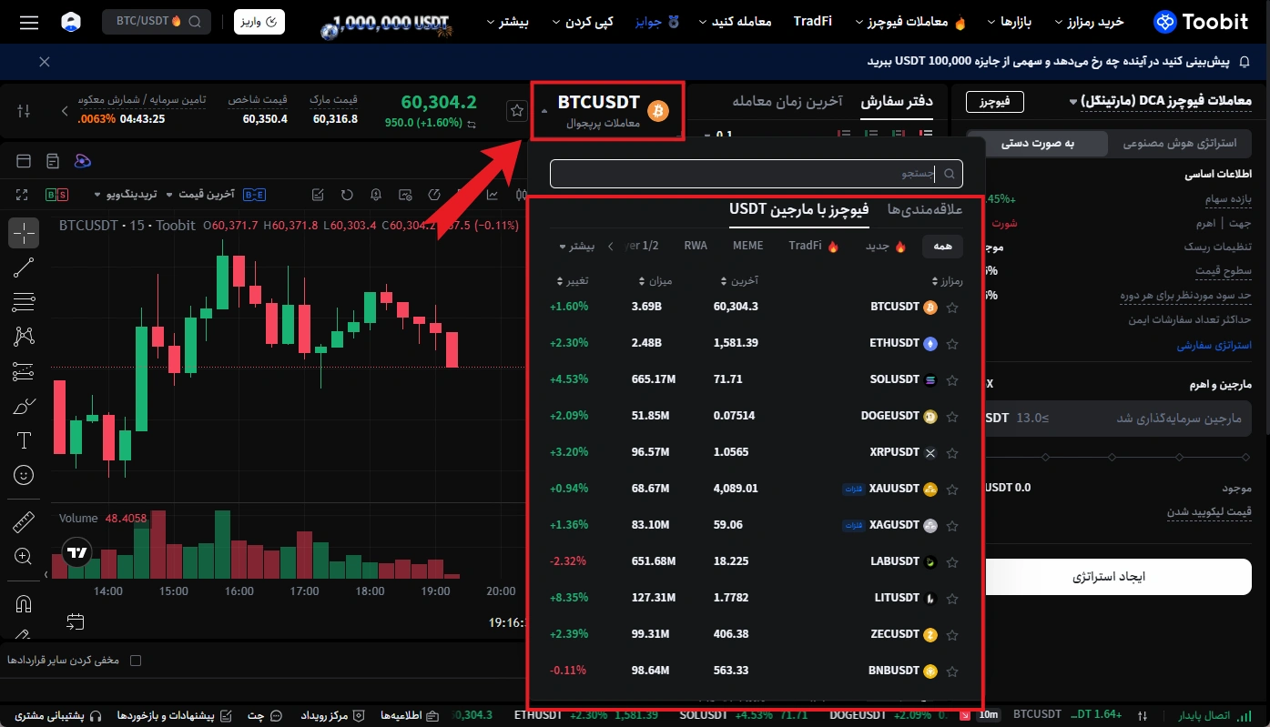 ربات مارتینگل توبیت